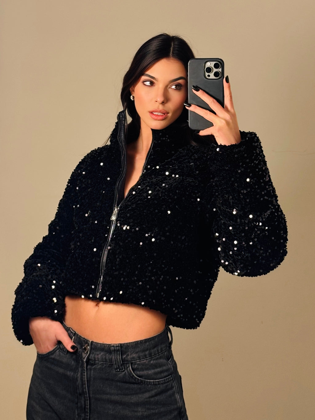 Piumino con Paillettes Liu Jo