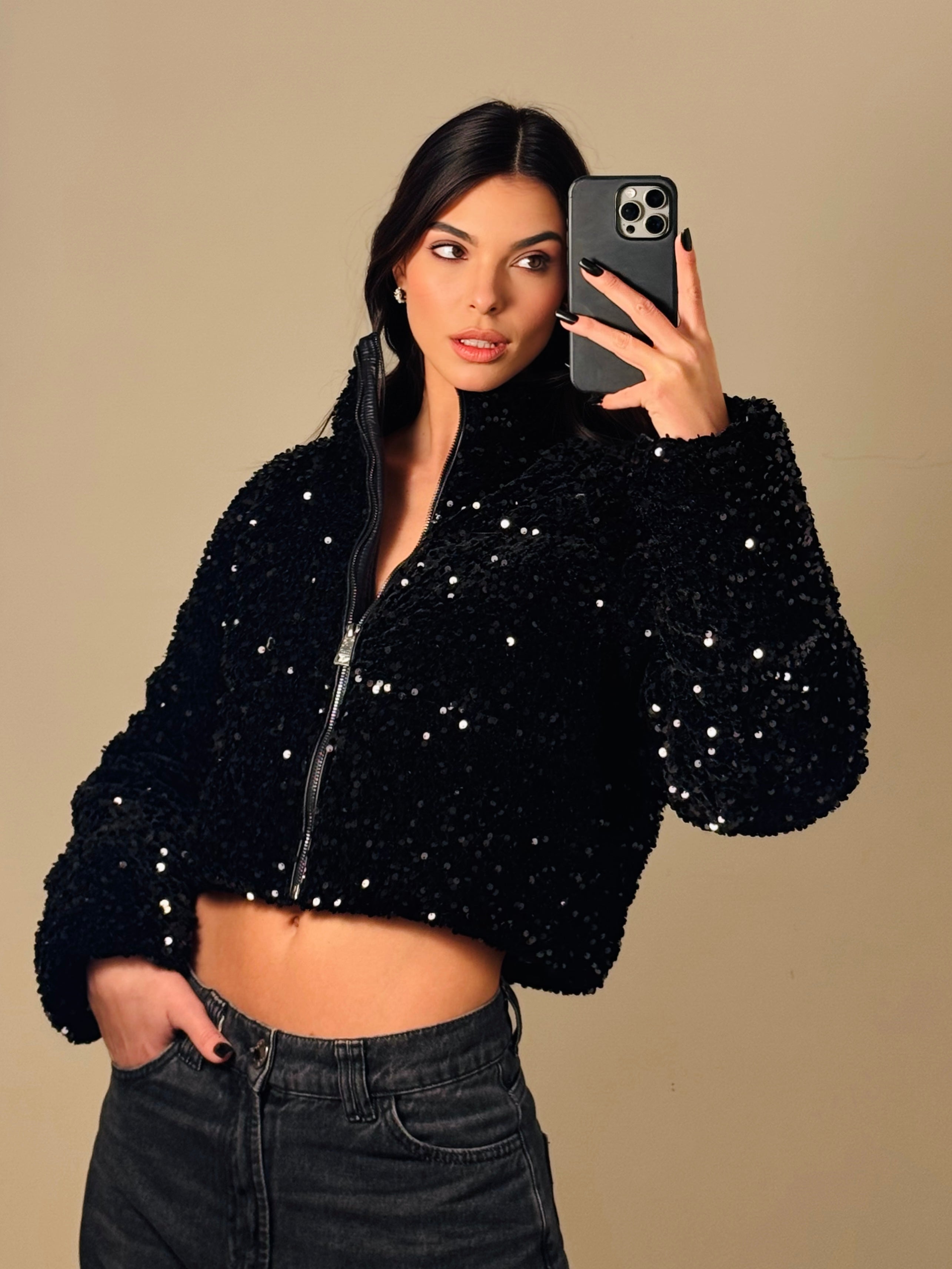 Piumino con Paillettes Liu Jo