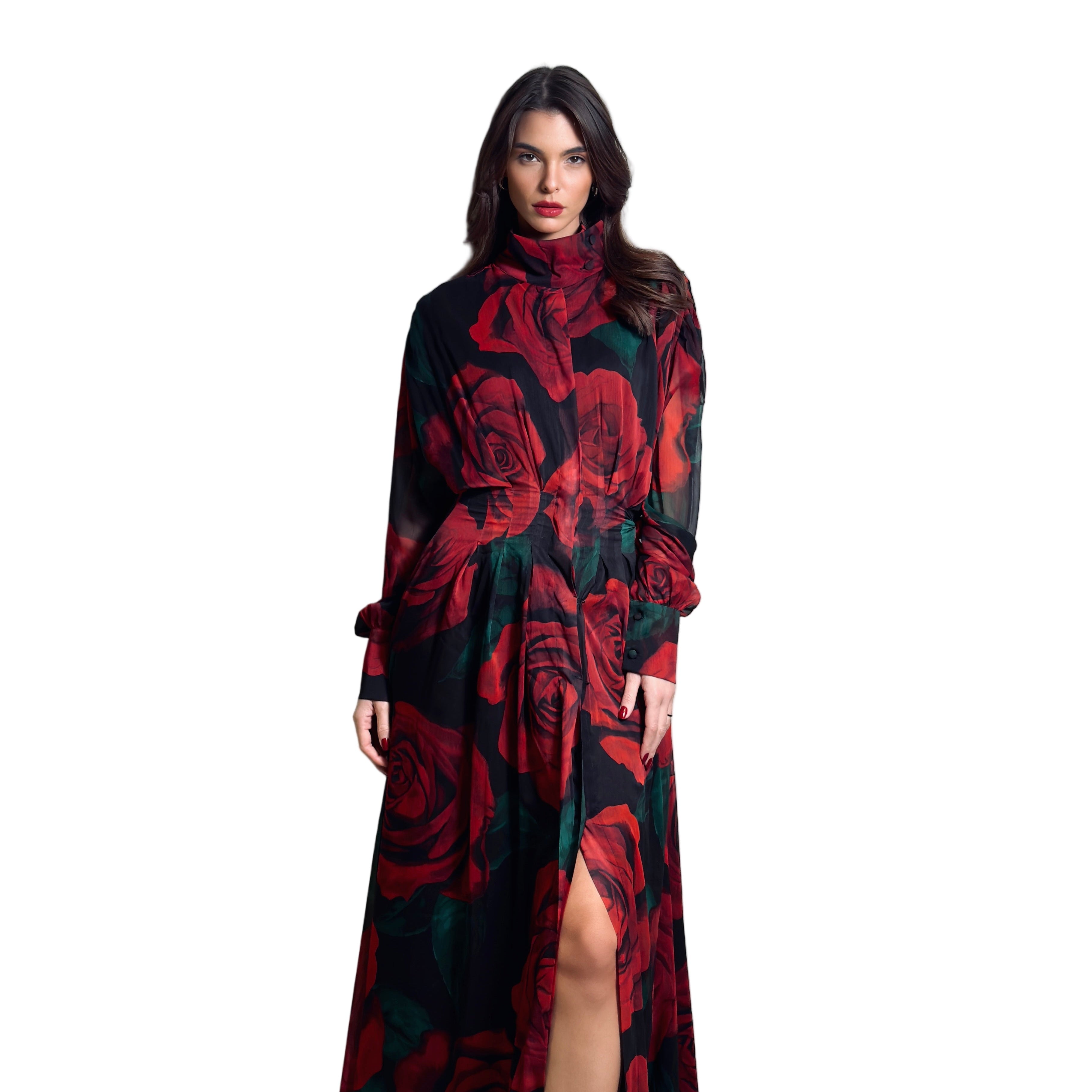 Abito Rose Lungo LOVE SEX MONEY