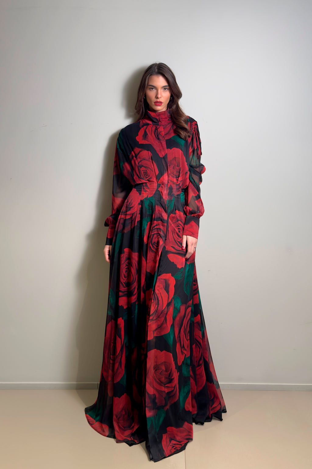 Abito Rose Lungo LOVE SEX MONEY